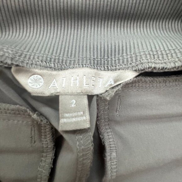 ATHLETA BROOKLYN PANT, LIGHT GREY, SIZE 2 - Picture 6 of 7
